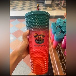 Disney Parks 2023 Halloween Pumpkin Mickey Tumbler Starbucks